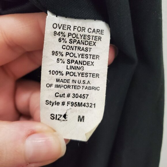 Frederick's of Hollywood Black Sequin Animal Print Blouson Mini Dress NWT Sz M - Picture 7 of 8